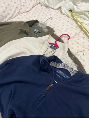 Polo Ralph Lauren lot of 3 quarter zips size 2XL cotton